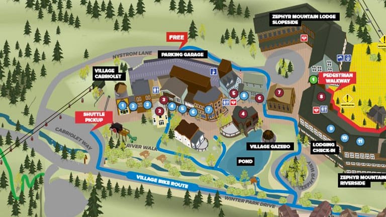 Winter Park Base Map Top Ski Resort In North America | Winter Park, Colorado