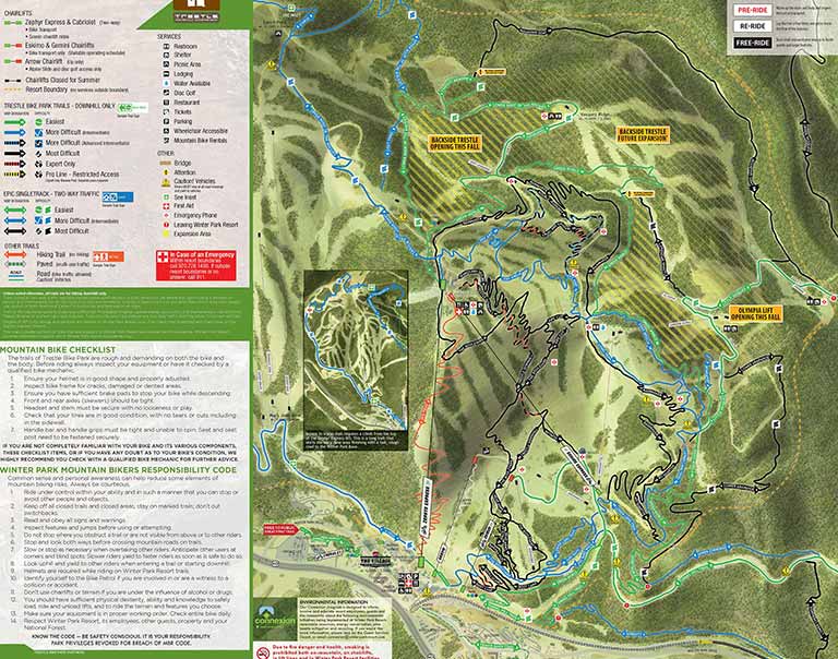 Winter Park Resort Trail Map - VILLAGOO