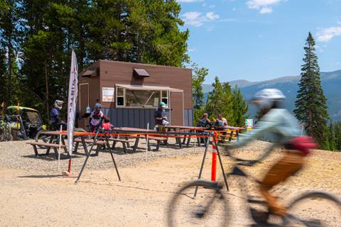 On mountain dining location at Winter Park Resort