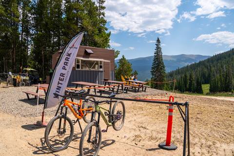 On mountain dining location at Winter Park Resort