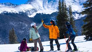 Skiers at Winter Park Resort Colorado