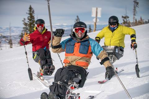 Skiers at Winter Park Resort